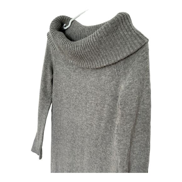 UNIGLO sweater dress with large turtleneck in gray size small - Picture 15 of 16